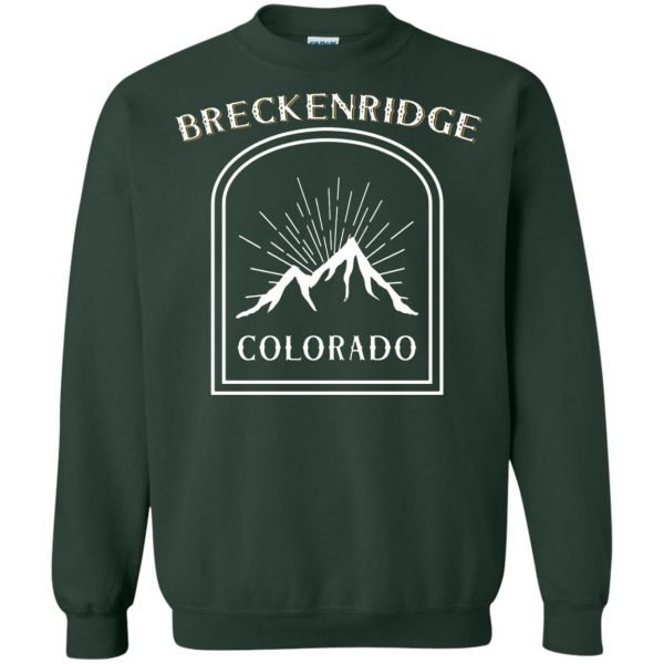 breckenridge sweatshirt - forest green