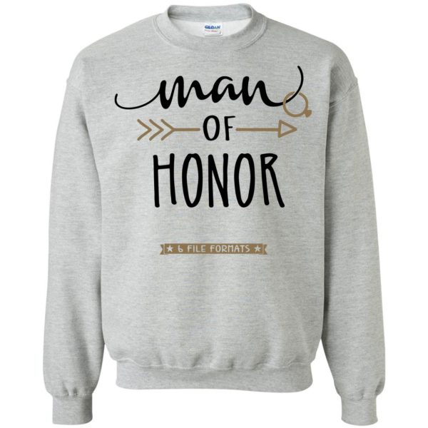 man of honor sweatshirt - sport grey