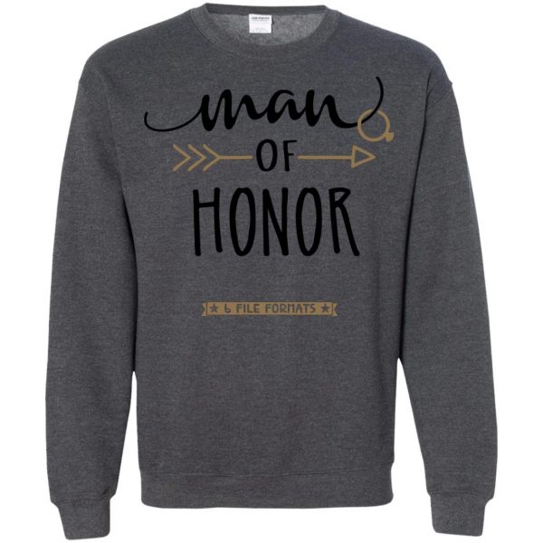 man of honor sweatshirt - dark heather