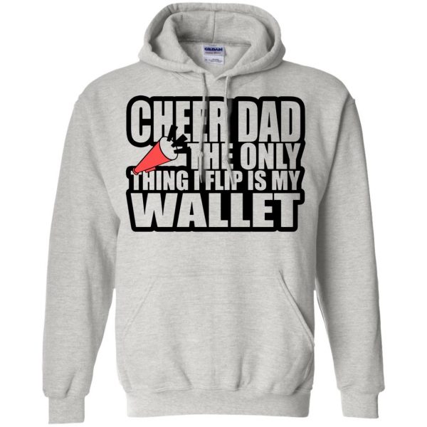 funny cheer dad hoodie - ash