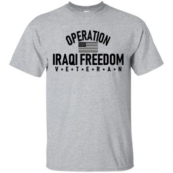 operation iraqi freedom shirt - sport grey