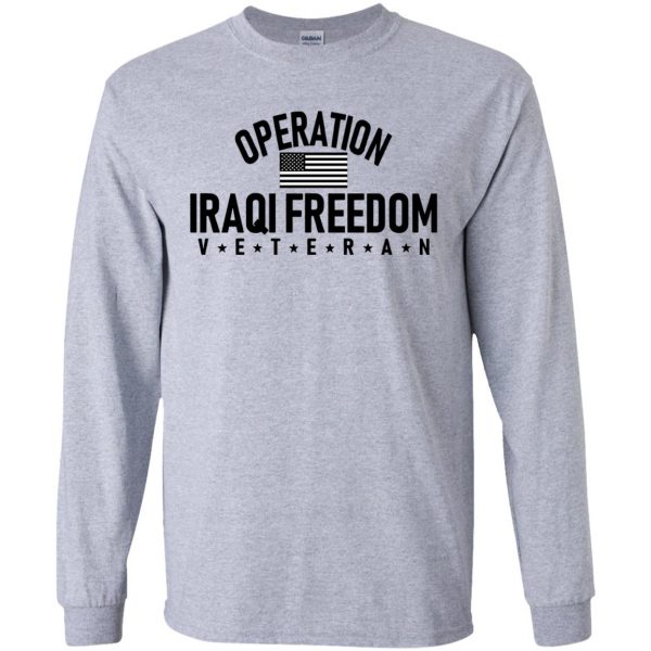 operation iraqi freedom long sleeve - sport grey