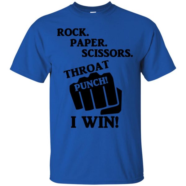 throat punch thursday t shirt - royal blue
