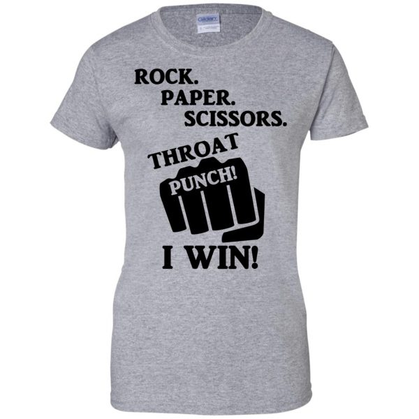 throat punch thursday womens t shirt - lady t shirt - sport grey
