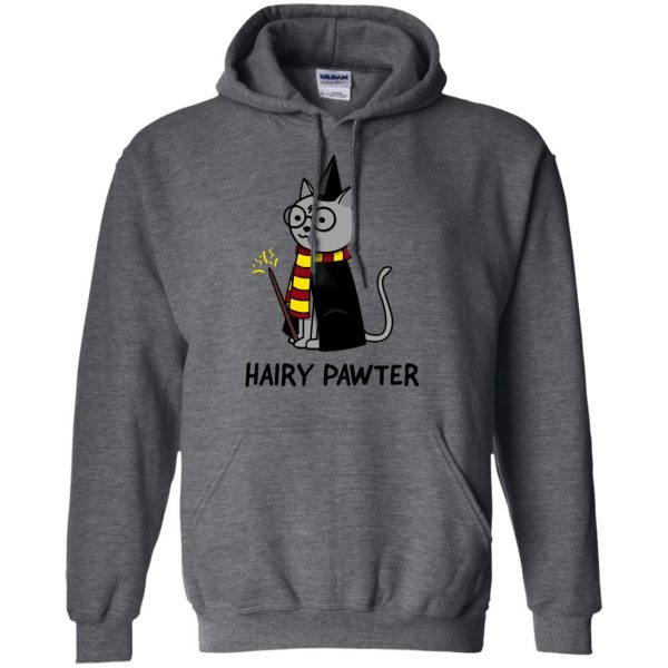 hairy pawter hoodie - dark heather