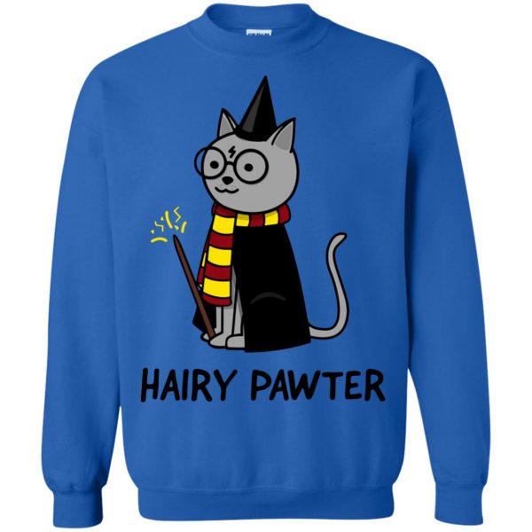 hairy pawter sweatshirt - royal blue