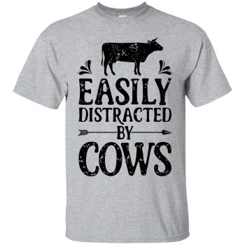 funny cow shirts - sport grey