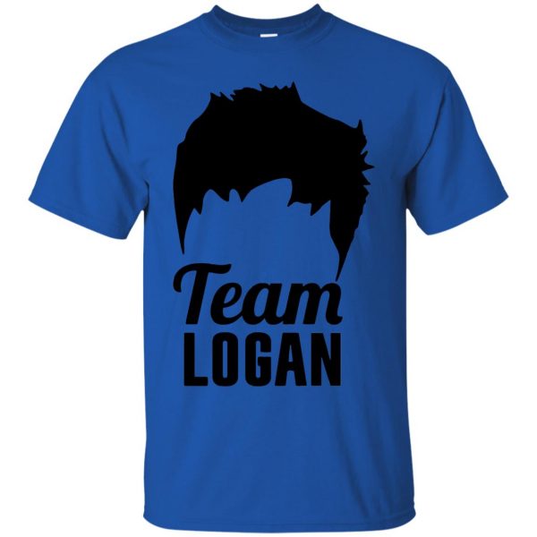 team logan t shirt - royal blue