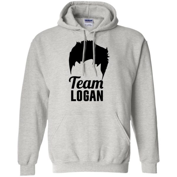 team logan hoodie - ash