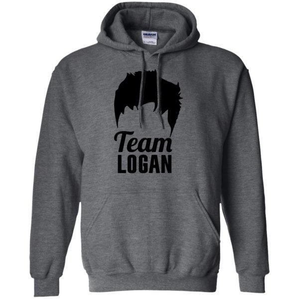 team logan hoodie - dark heather