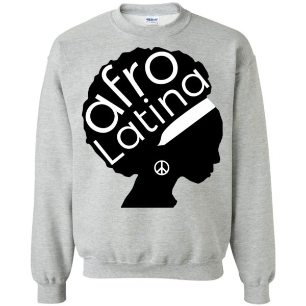 afro latina sweatshirt - sport grey