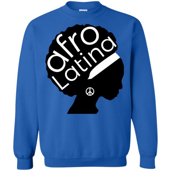 afro latina sweatshirt - royal blue