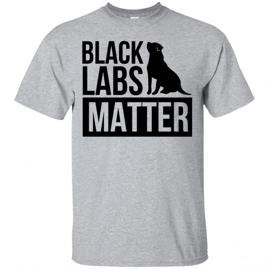 black labs matter dog shirt