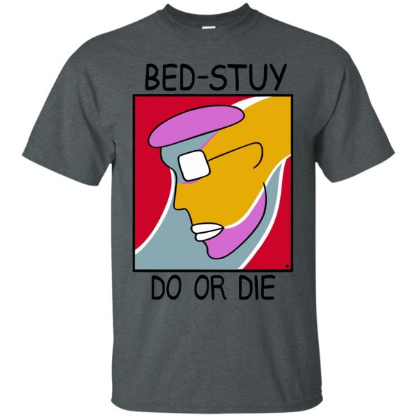 bed stuy do or die t shirt - dark heather