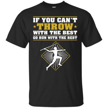 track and field throwers shirts - black