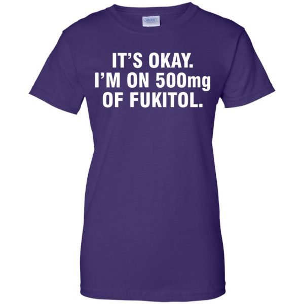 fukitol womens t shirt - lady t shirt - purple