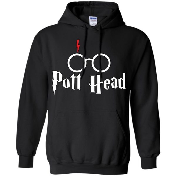 pott head hoodie - black