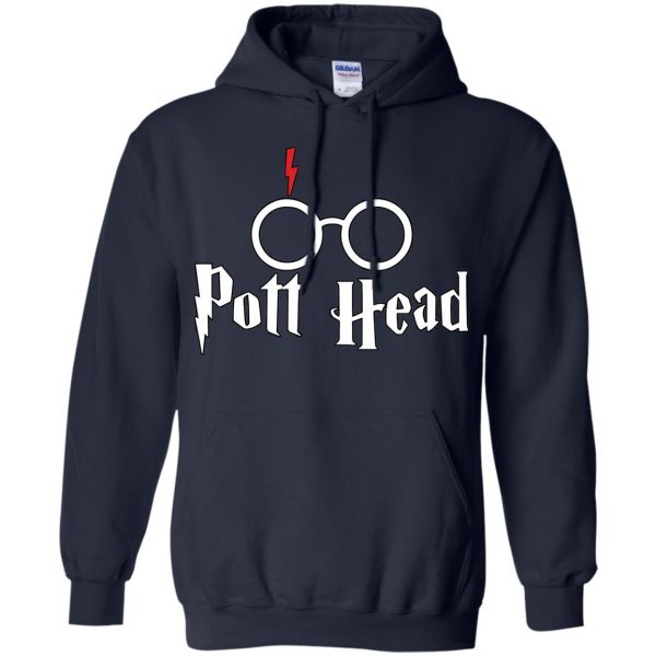 pott head hoodie - navy blue