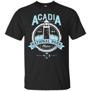 acadia national park sweatshirt - black