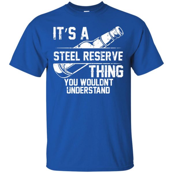 steel reserve t shirt - royal blue
