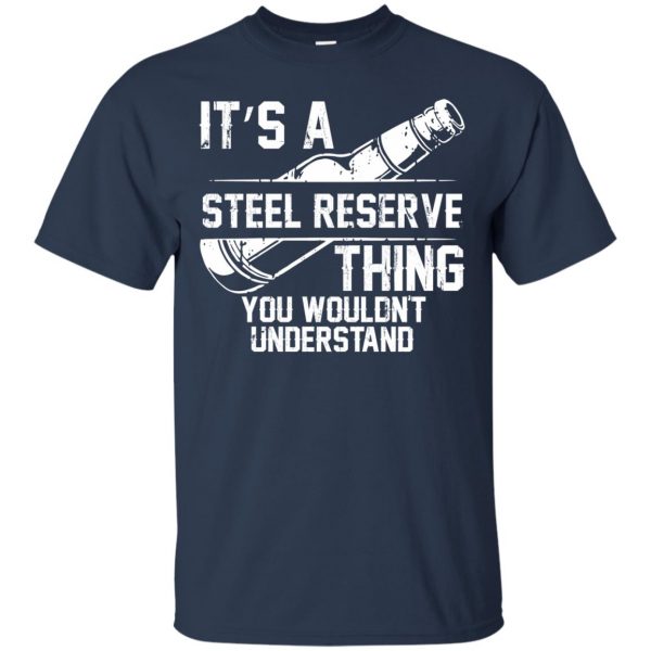steel reserve t shirt - navy blue