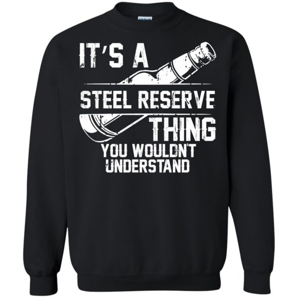 steel reserve sweatshirt - black