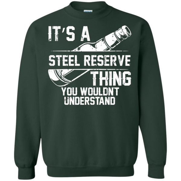 steel reserve sweatshirt - forest green