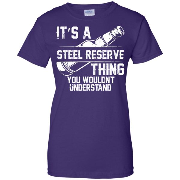 steel reserve womens t shirt - lady t shirt - purple