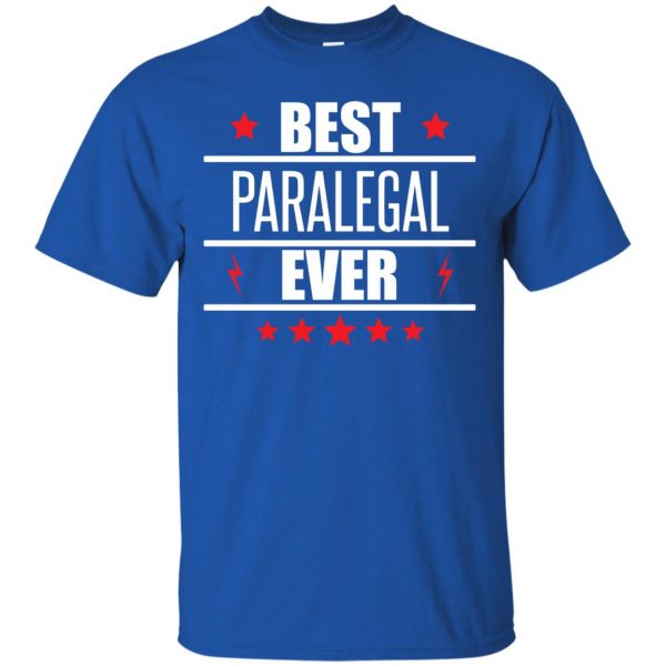 paralegal t shirt - royal blue