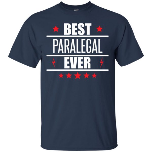 paralegal t shirt - navy blue
