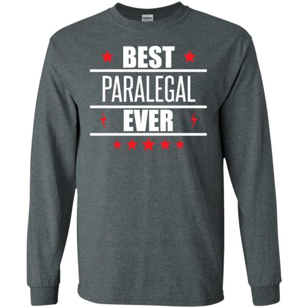 paralegal long sleeve - dark heather