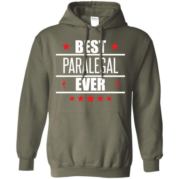 paralegal hoodie - military green