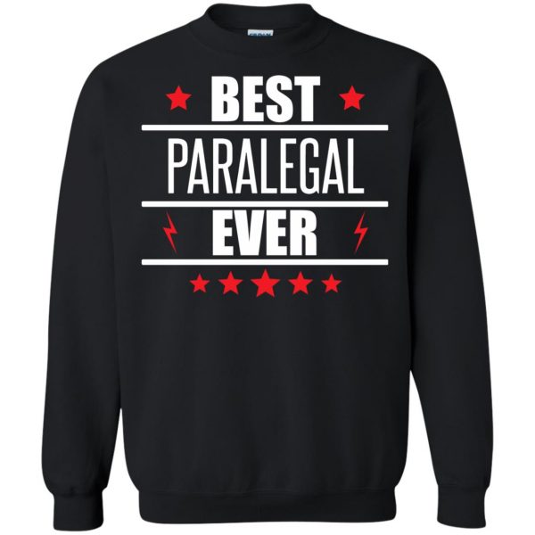 paralegal sweatshirt - black