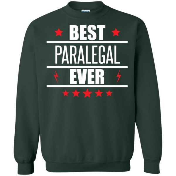 paralegal sweatshirt - forest green