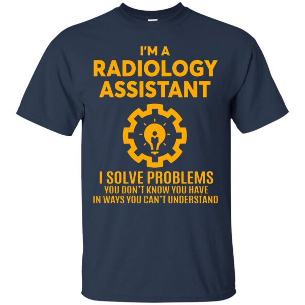 radiology t shirt - navy blue