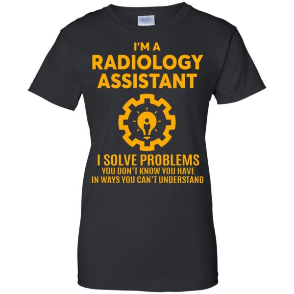 radiology womens t shirt - lady t shirt - black