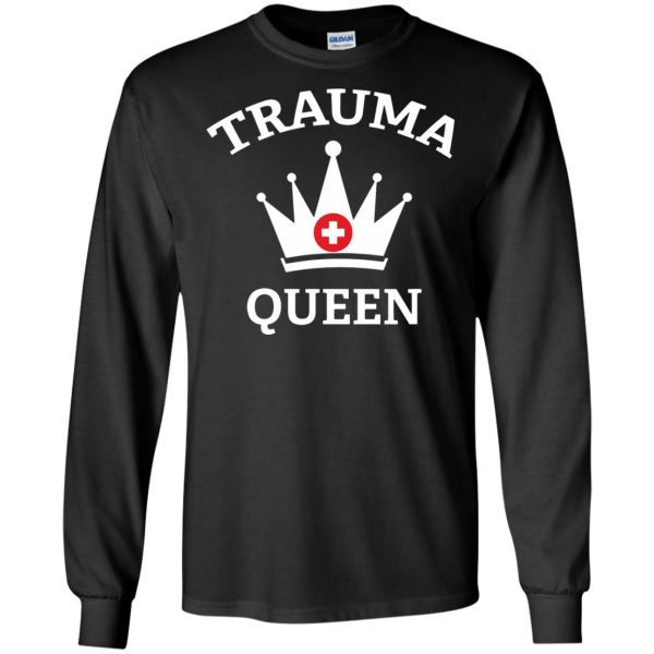 trauma queen long sleeve - black
