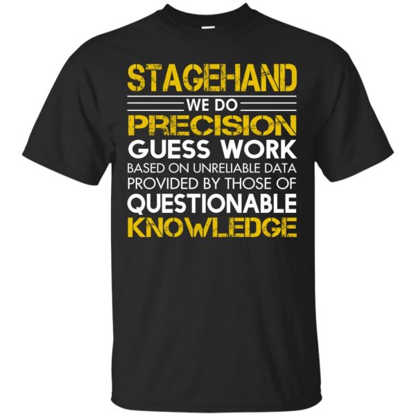 stagehand t shirts - black