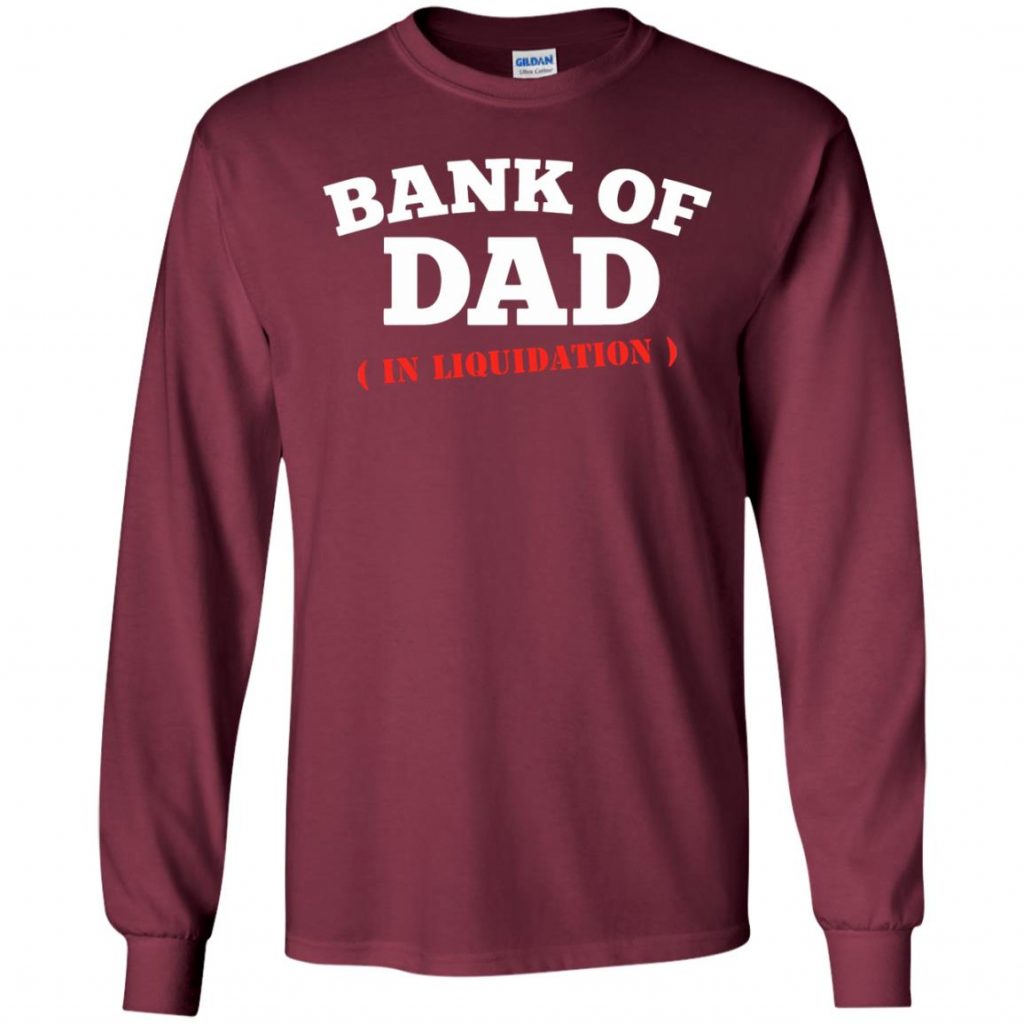 bank of dad tee shirt