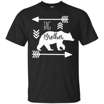 big brother bear shirt - black
