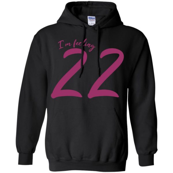 feeling 22 hoodie - black