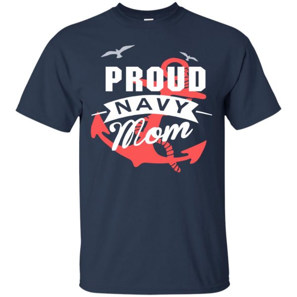 navy mom t shirt - navy blue