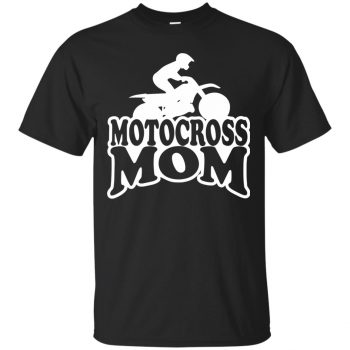 motocross mom shirt - black