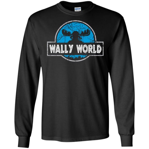 wally world long sleeve - black