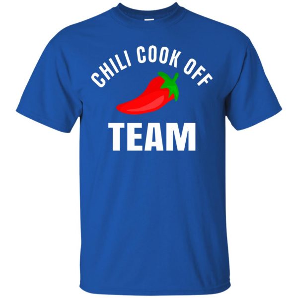 chili cook off t shirt - royal blue