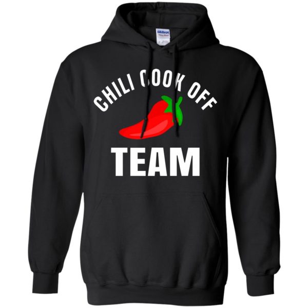chili cook off hoodie - black