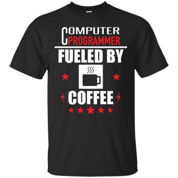 computer programmer tshirt - black