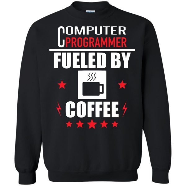computer programmer sweatshirt - black