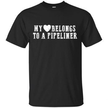pipeliners girlfriend shirt - black