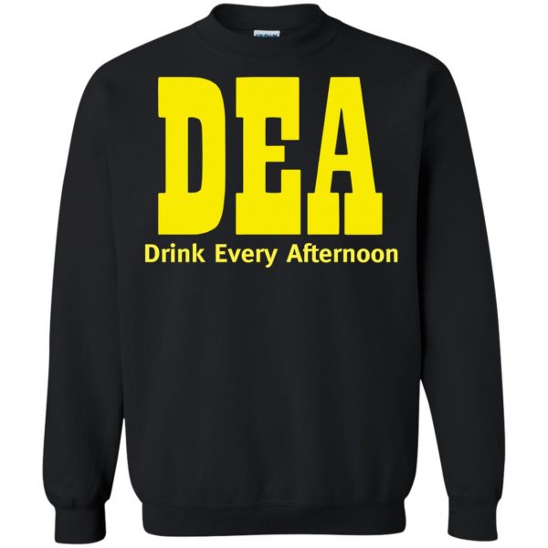 drink every afternoon sweatshirt - black